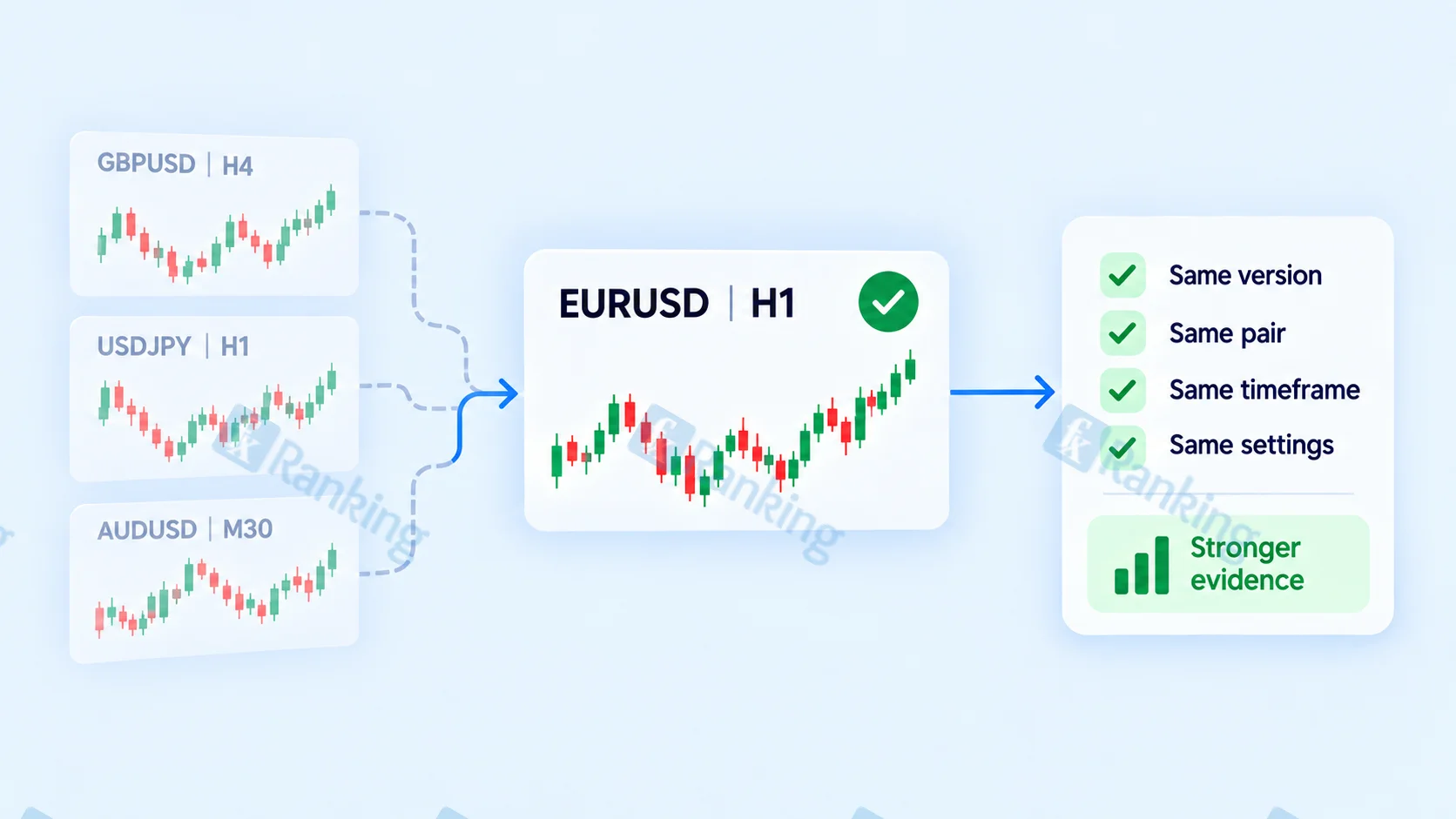 GPS Forex Robot Expert Advisor attached to a EURUSD H1 chart in MetaTrader 4